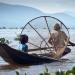 The Intha people or 'sons of the lake' live on and around Inle Lake. They are largely self-sufficient farmers and fishermen.