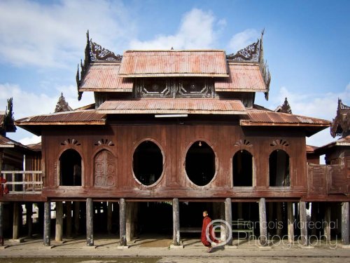 This monastery just north of Nyaungshwe is certainly one of the most photographed in Myanmar.