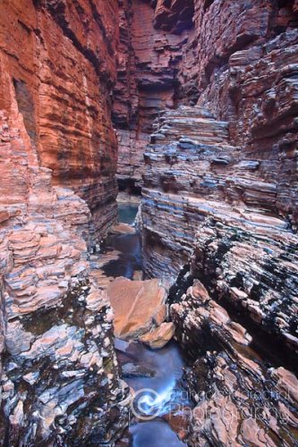 Karijini National Park is the second largest park in Western Australia. The park is best known for its sheer-sided gorges that cut through the landscape, providing a fresh retreat from the sun-drenched plains above.
